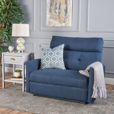 Double Seats Modern Unholstered Traditional Recliner Chair with Fabric for bedroom living room-Christopher Knight Home