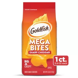 Pepperidge Farm Mega Bites Sharp Cheddar Goldfish - 5.9oz