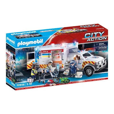 Playmobil City Action Ambulance with Lights & Sounds 70936 93pcs