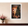 HomeRoots Naughty Or Nice White Framed Print Wall Art - 2 of 4