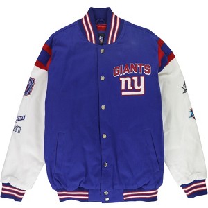 NFL Mens Giants Super Bowl XLVI Varsity Jacket - 1 of 3