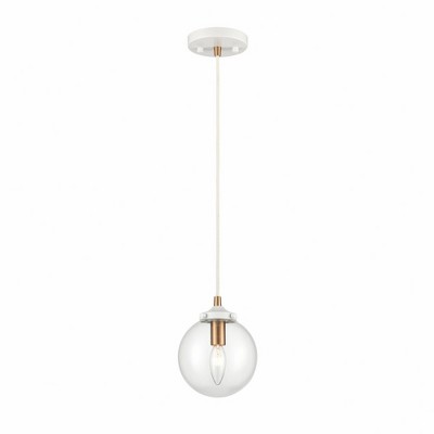 Elk Home Boudreaux 1 - Light Pendant in  Matte White