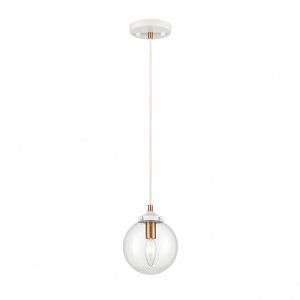 Elk Home Boudreaux 1 - Light Pendant in  Matte White - 1 of 3