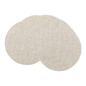 REGALWOVEN Faux Leather Washable Wipeable Heat Resistan Placemats 6 Pcs - 1 of 4