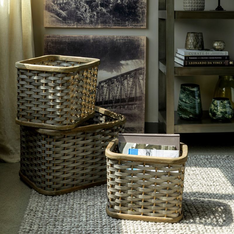Park Hill Collection Woven Storage Basket, 2 of 4