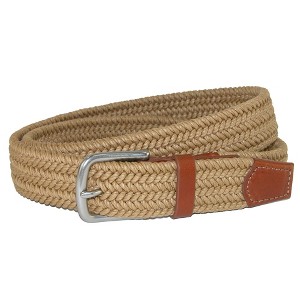 CrookhornDavis Men's Boca Braided Waxed Cotton Stretch Belt - 1 of 4