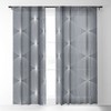 Color Poems Geometric Orb Pattern IX 50" x 64" Single Panel Sheer Window Curtain - Society6 - 2 of 4