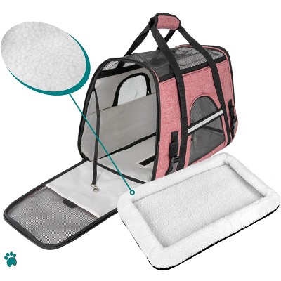 PetAmi Medium Red Soft-Sided Airline Approved Pet Carrier