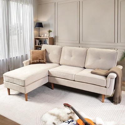 XIZZI Modular Sectional Sofas for Living Room, Modern L-Shaped Couch High Density Sponges Breathable Fabric