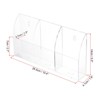 Unique Bargains 3 Slot Acrylic Wall Mount Home Office Remote Control Holder - 2 of 3