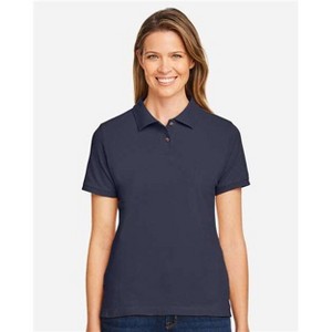 EG PRO Women's Cotton Polo Shirt – Short Sleeve Collared Polo for Women, Classic Fit Casual Golf Polo Top - 1 of 4
