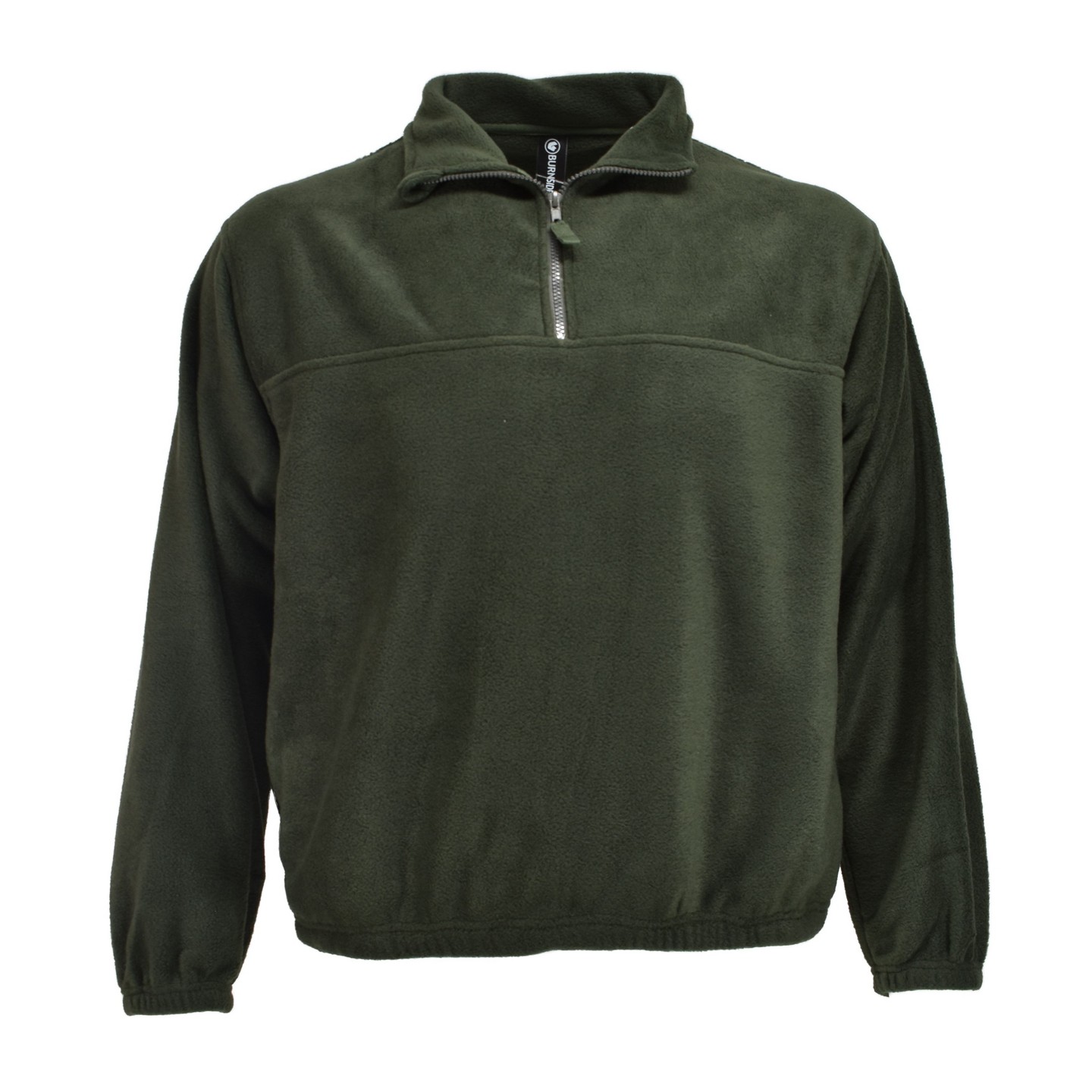 Мужская куртка Burnside Pullover Polar Fleece Jacket Army Green, цвет: Зелёный — фото 1