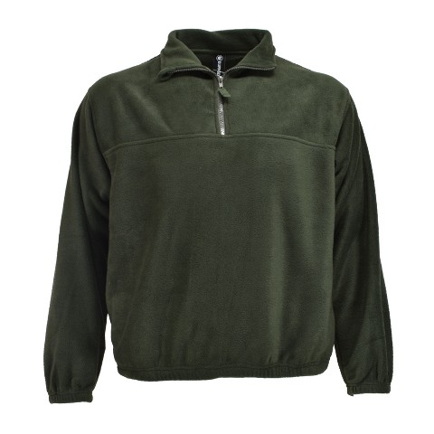 Мужская куртка Burnside Pullover Polar Fleece Jacket Army Green, цвет: Зелёный