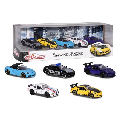 Majorette Porsche 5pk 1:64 Scale Die-Cast Vehicles