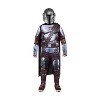 Jazwares Star Wars Men's Mandalorian Helmet Halloween Deluxe Costume Headwear - Silver One Size - 2 of 2