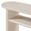 Elegant Minimalist Console Table with Rounded Edges & Sturdy Shelf -?Perfect for Entryway & Living Room - 3 of 4