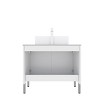 Dexmalle 30" Bathroom Vanity with Carrara White Counter Top - 3 of 4