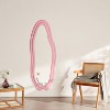 ONWITH 63" x 24" Full Body Mirror For Bedroom,Full Length Mirror With Stand, Floor Large Mirror Wll Mirror,Pink - 4 of 4