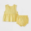 Baby Girls' Ribbed Tank Set - Cat & Jack™ - 2 of 4