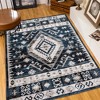 Kumasinova Vintage Boho Area Rug, Washable Rug with Floral Pattern, Faux Cashmere Living Room Rug, Non-Slip Rugs, Stain-Resistant Door Mat - 2 of 4