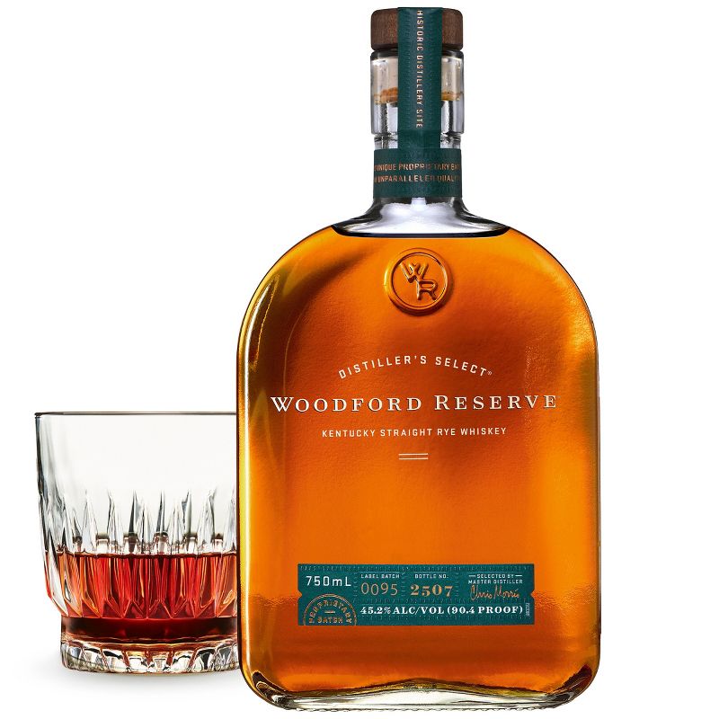 Woodford Reserve Kentucky Straight Rye Whiskey - 750ml Bottle, 1 of 11