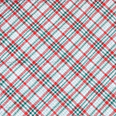 Jovie King Red Cotton Reversible Quilt Set
