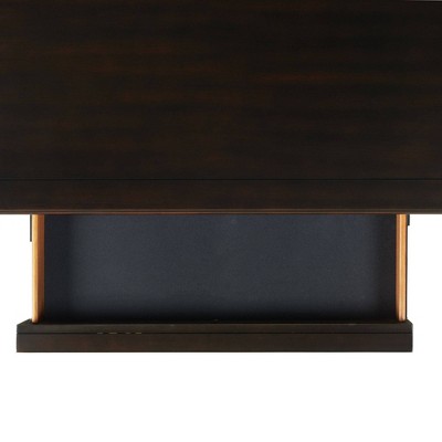 Transitional Black 9-Drawer Dresser with Felt-Lined Drawers