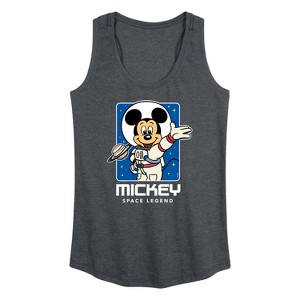 Women's - Disney - Retro Mickey Portrait Graphic Racerback Tank - 1 of 4