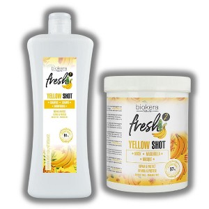 Salerm Biokera Natura Fresh Yellow Shot Shampoo - (36 oz) & Salerm Biokera Natura Fresh Yellow Shot Mask - (33.5 oz) - DUO SET - 1 of 2
