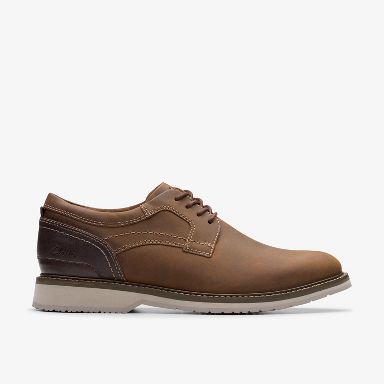 Clarks Mens Monahan Plain Beeswax Leather Shoes 7 : Target display picture 1