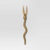 4pc Halloween Snake Cocktail Stirrers Gold - Threshold™ - 3 of 3