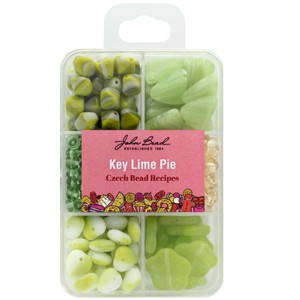 John Bead Recipe Box Mixed Glass Beads Key Lime Pie, 110g - 1 of 1