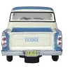1957 Dodge D100 Sweptside Pickup Truck Ice Blue and Glacier White 1/87 (HO) Diecast Model Car by Oxford Diecast - 4 of 4