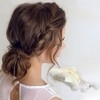 Unique Bargains Women's Fashion Elegant Tassel Wool Ball Hair Clips 1 Pc - 2 of 3