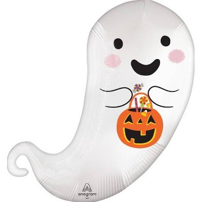 Anagram Pre-Inflated Helium Ghost Supershape Foil Balloon