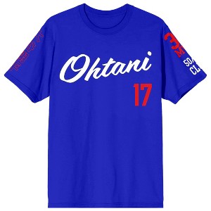 MLBPA Shohei Ohtani Sho-Time Jersey Adult Cobalt Blue Crew Neck