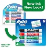 Expo 4pk Dry Erase Markers Bullet Tip Multicolored: Bold Whiteboard Markers for Office & Art, 18+ Years, 4 Pack - 2 of 4