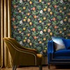 Amalfi Umore Black Tropical Paste the Wall Wallpaper - 2 of 4