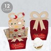 Big Dot of Happiness Rosh Hashanah - Square Favor Gift Boxes - New Year Bow Boxes - Set of 12 - 3 of 4