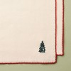 4pc Trim Cloth Napkins Natural/Red - Hearth & Hand™ with Magnolia - 3 of 3
