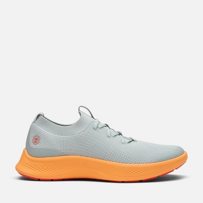 grey/orange knit