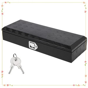 Heavy Duty Aluminum Diamond Plated Tool Box Pick Up Truck Bed RV Trailer Toolbox - 1 of 4