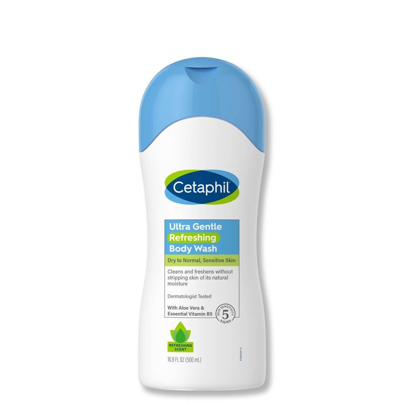 Cetaphil Ultra Gentle Body Wash - Refreshing Scent - 16.9 fl oz, 4 of 5