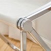 Kumasinova Vintage Folding Chair Set,Stackable Camping Chairs with Retro Design,Artistic Outdoor Chairs for Home&Garden,Indoor/Outdoor Use,White - 3 of 4