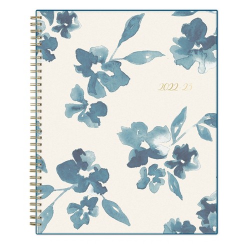 8.5 x 11 Stripes Design Flexible Cover Blue Sky 2018-2019 Academic Year Teachers Weekly & Monthly Lesson Planner Twin-Wire Binding
