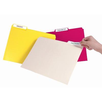 Avery Removable White File Folder Labels, 252 Pack