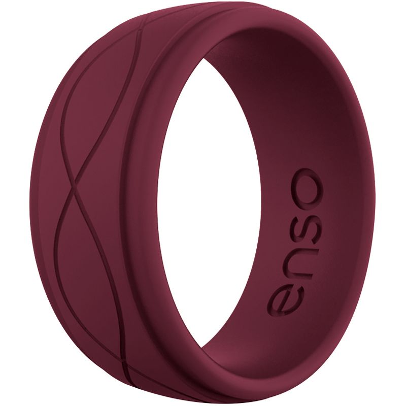 Enso Rings Men's Infinity Series Silicone Ring, 1 of 4