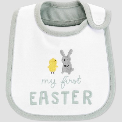 Baby 'My First Easter' Bib - Just One You® made by carter's White