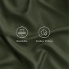 Rayon Derived from Bamboo Sheet Set 4 Pcs Beige Queen  Cooling & Moisture-Wicking Bedding with Deep Pockets - 4 of 4