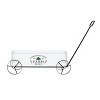 Transpac Metal 24.5 in. Off-White Christmas Enamel Tree Farm Wagon - 2 of 4